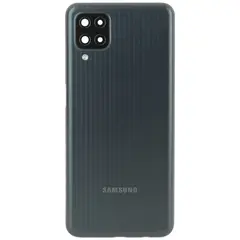 MR1_101627 Задня частина корпусу для samsung galaxy m12 sm-m127 чорний (з склом камери) PRC