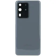 MR1_101722 Задня частина корпусу для samsung galaxy s20 ultra sm-g988 сірий (з склом камери) PRC