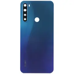 MR1_101743 Задня частина корпусу для redmi note 8 синій (з склом камери) PRC