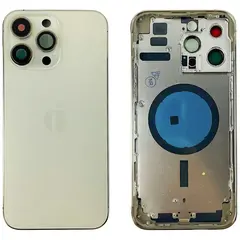 MR1_101939 Корпус телефона для iphone 14 pro max (з кнопками та sim-лотком) золотистий, (eu, uk: sim, esim) PRC