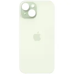 MR1_101942 Задня кришка (скло) для iphone 15 зелений (великий виріз під камеру) PRC
