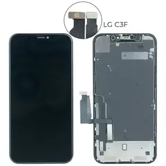 MR1_101959 Дисплей для iphone xr чорний, переклей (rev.c3f) PRC