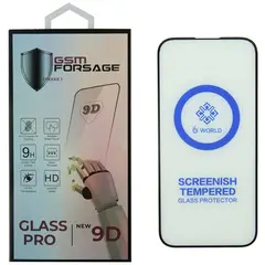 MR1_102281 Захисне скло premium tempered glass для iphone 15 pro чорний PRC