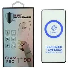 MR1_102294 Захисне скло premium tempered glass для redmi note 12 4g, note 12 5g, poco x5 чорний PRC