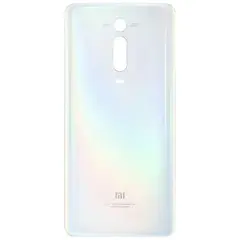 MR1_102437 Задня частина корпусу для xiaomi mi 9t, mi 9t pro, redmi k20, redmi k20 pro білий (з склом камери) PRC