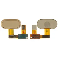 MR1_102752 Шлейф meizu u20 центральна кнопка (home) рожеве золото PRC