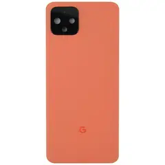 MR1_103726 Задня частина корпусу для google pixel 4 помаранчевий (з склом камери) PRC