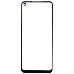 MR1_103964 Скло дисплея для переклеювання tecno spark 6, tecno camon 16 se, tecno pova чорний, oca PRC