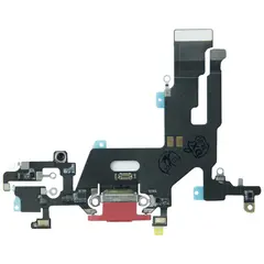 MR1_103994 Шлейф заряджання для iphone 11 червоний PRC