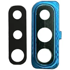 MR1_104093 Скло камери для samsung galaxy a50 sm-a505, galaxy a70 sm-a705 синій (з рамкою) PRC