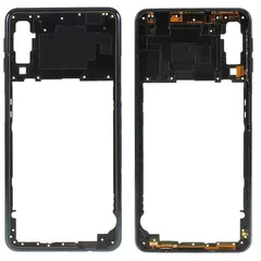 MR1_104284 Середня частина корпусу для samsung galaxy a7 (2018) sm-a750 чорний PRC