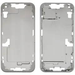 MR1_104324 Середня частина корпусу для iphone 14 plus білий (ver. usa) PRC