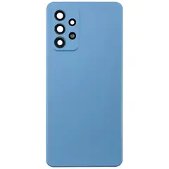 MR1_104425 Задня частина корпусу для samsung galaxy a52 sm-a525, a526, a528 синій (з склом камери) PRC