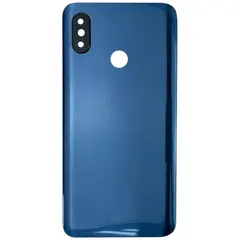 MR1_104436 Задня частина корпусу для xiaomi mi 8 синій (з склом камери) PRC