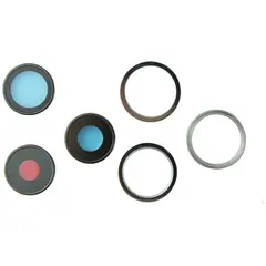 MR1_104475 Скло камери для iphone 13 pro, iphone 13 pro max (комплект 3 шт.) сріблястий PRC