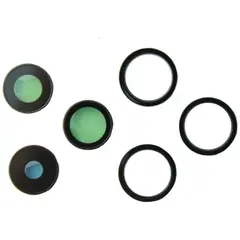 MR1_104477 Скло камери для iphone 14 pro, iphone 14 pro max (комплект 3 шт.) чорний PRC