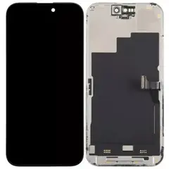 MR1_105207 Дисплей для iphone 15 pro чорний переклей PRC