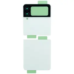 MR1_105236 Задня частина корпусу для samsung galaxy z flip 3 sm-f711 бежевий (з склом камери) PRC