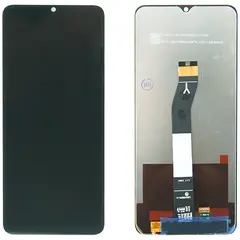 MR1_105481 Дисплей для redmi a3, a3x, poco c61 у зборі чорний PRC