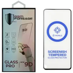 MR1_105542 Захисне скло premium tempered glass для motorola moto g13, moto g23 чорний PRC