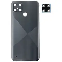 MR1_105848 Задня частина корпусу для realme c21y чорний (з склом камери) original (prс) OPPO