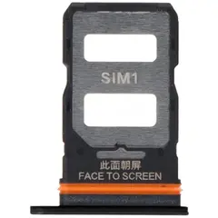 MR1_106008 Тримач sim карти для redmi note 12 pro 5g чорний PRC