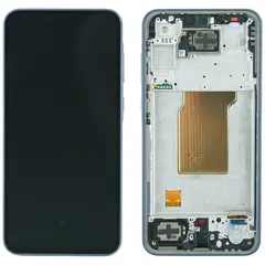 MR1_106158 Дисплей samsung galaxy a35 sm-a356 (prc), сервісний оригінал з frame awesome navy чорний SAMSUNG