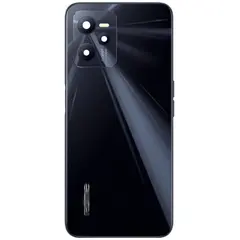 MR1_106370 Задня частина корпусу для realme c35 чорний (з склом камери) PRC