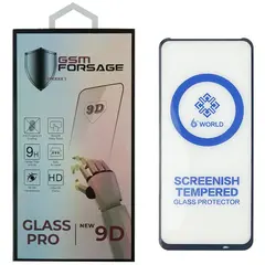 MR1_106407 Захисне скло premium tempered glass для realme 8i, realme 9i, oppo a96 4g (6.6) чорний PRC