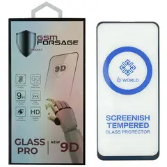 MR1_106415 Захисне скло premium tempered glass для realme 7 pro, realme 8, reno 5 lite чорний PRC