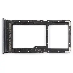 MR1_106566 Тримач sim-карти для redmi note 10 5g, poco m3 pro 5g chrome сріблястий PRC