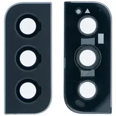 MR1_106777 Скло камери для samsung galaxy s22 5g sm-s901 чорний (з рамкою) PRC