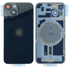 MR1_106910 Задня кришка (скло) для iphone 14 midnight чорний (з рамкою) PRC