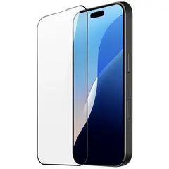 MR1_107381 Захисне скло 9d full glue tempered glass для iphone 16 pro чорний PRC