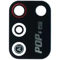 MR1_107535 Скло камери для tecno pop 4 pro (bc3) чорний PRC