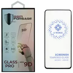 MR1_108017 Захисне скло premium tempered glass для motorola moto e30, moto e40 (xt2159) чорний PRC