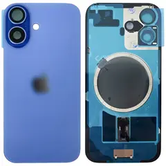MR1_108049 Задня кришка (скло) для iphone 16 ultramarine (з рамкою) PRC