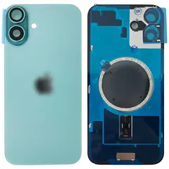MR1_108050 Задня кришка (скло) для iphone 16 plus teal (з рамкою) PRC