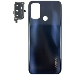 MR1_108087 Задня частина корпусу для oppo a32, a33, a53, a53s чорний (з склом камери) (prc) OPPO
