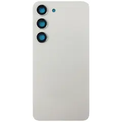 MR1_108094 Задня частина корпусу для samsung galaxy s23 sm-s911 бежевий (з склом камери) PRC