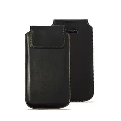 MR4_10708 Чохол витяжка шкіряний grand км для fly ff282, nokia 125 ds, чорний PRC