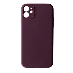ЧОХОЛ SILICONE CASE FULL CAMERA COPY ДЛЯ IPHONE 12 (67) PLUM
