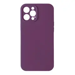 ЧОХОЛ SILICONE CASE FULL CAMERA COPY ДЛЯ IPHONE 12 PRO MAX (45) ПУРПУРОВИЙ