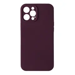 ЧОХОЛ SILICONE CASE FULL CAMERA COPY ДЛЯ IPHONE 12 PRO MAX (67) PLUM