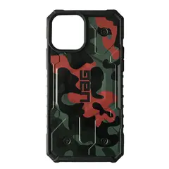ЧОХОЛ УДАРОСТІЙКИЙ UAG NEW PATHFINDER MAGSAFE ДЛЯ IPHONE 14 PLUS ЗЕЛЕНИЙ-СІРИЙ-ORANGE