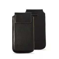 MR4_10708 Чохол витяжка шкіряний grand км для fly ff282, nokia 125 ds, чорний 