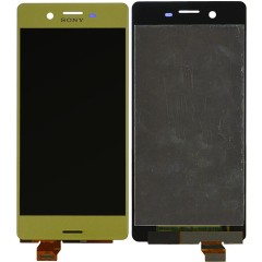 MR3_53409 Дисплей телефона для sony f5121 xperia x dual, f5122, f8131, f8132, в сборе с сенсором золотистый, оригинал (prc) PRC