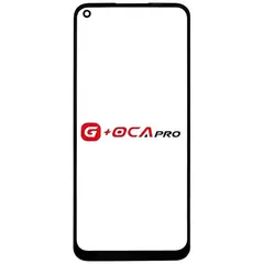 MR1_108334 Скло дисплея для переклеювання oca pro realme 7i чорний, oca OCA PRO