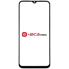 MR1_108343 Скло дисплея для переклеювання oca pro realme narzo 50 чорний, oca OCA PRO