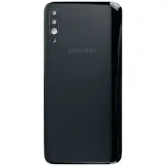 MR1_108686 Задня частина корпусу для samsung galaxy a70 sm-a705 чорний (з склом камери) (prc) SAMSUNG
